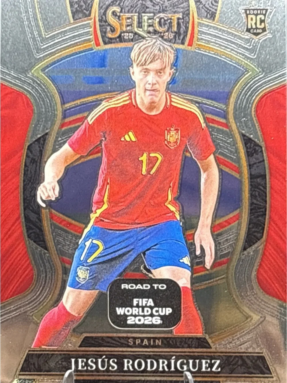 Panini Select Spain Jesús Rodríguez Rookie World Cup Trading Card